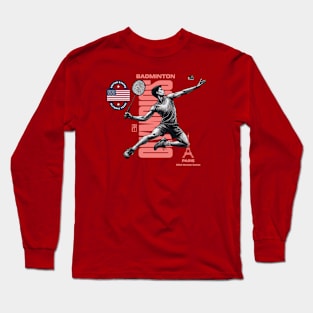 PARIS - Team USA - OLYMPICS 2024 - BADMINTON - 1 Long Sleeve T-Shirt